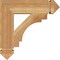 Ekena Millwork Merced Arts & Crafts Rough Sawn Bracket, Western Red Cedar, 4"W x 18"D x 18"H BKT04X18X18MRC03RWR - alternate 4